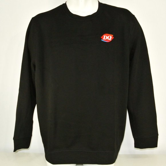 DAIRY QUEEN Black Sweatshirt Employee Uniform Shirt Size M Medium - Picture 2 of 10